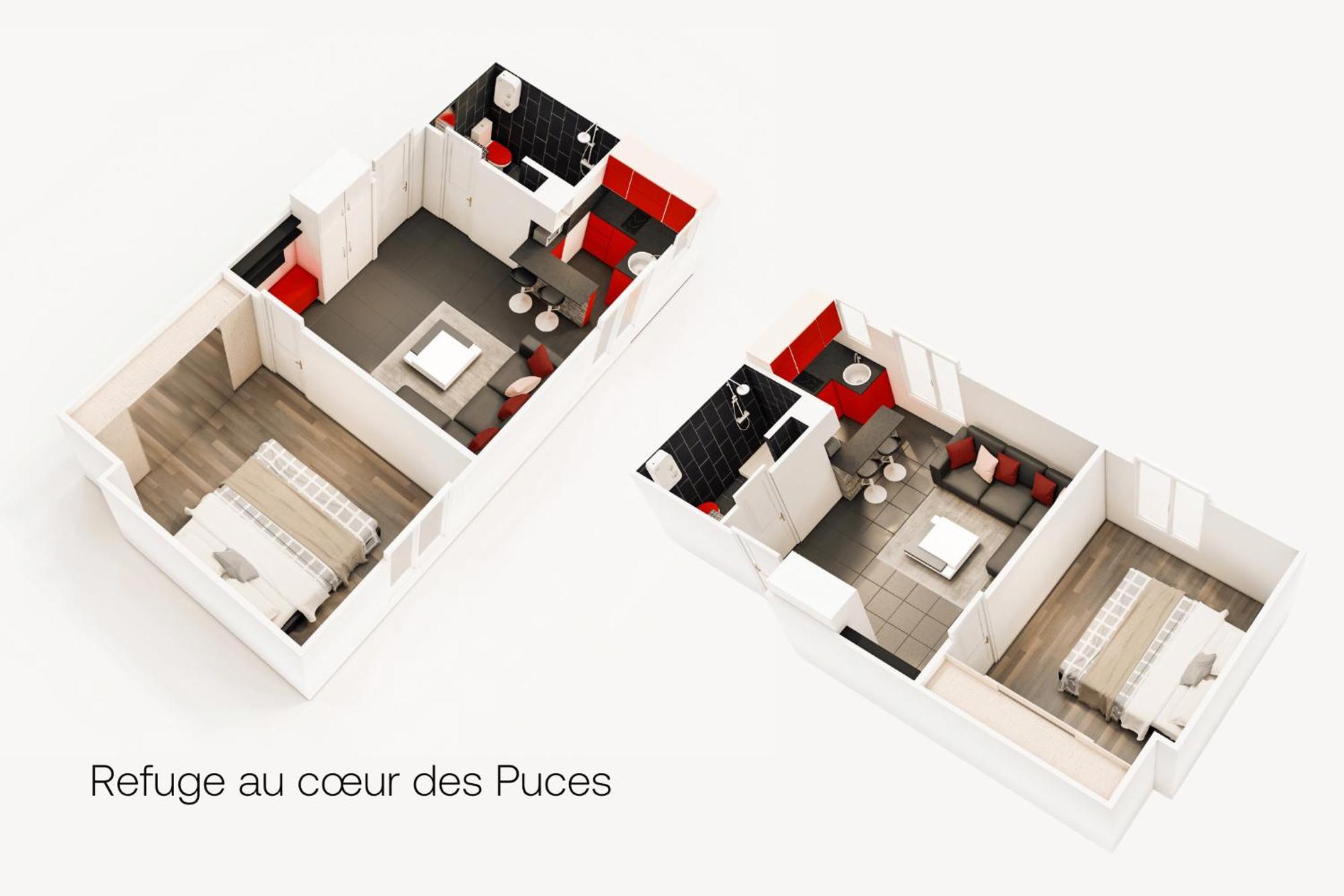 Marche Aux Puces De Saint-Ouen Apartment Luaran gambar